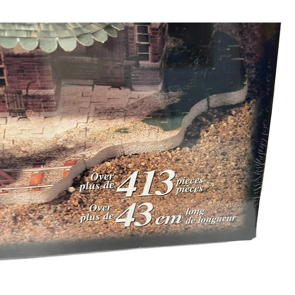 Supertek 3D Jig Saw Puzzle 493 pc Victorian Train Station 1800s  New - Picture 6 of 7